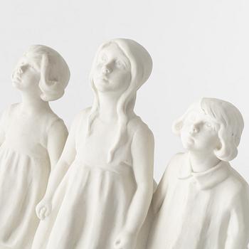 Alice Nordin, figurin, parian, Gustavsberg.