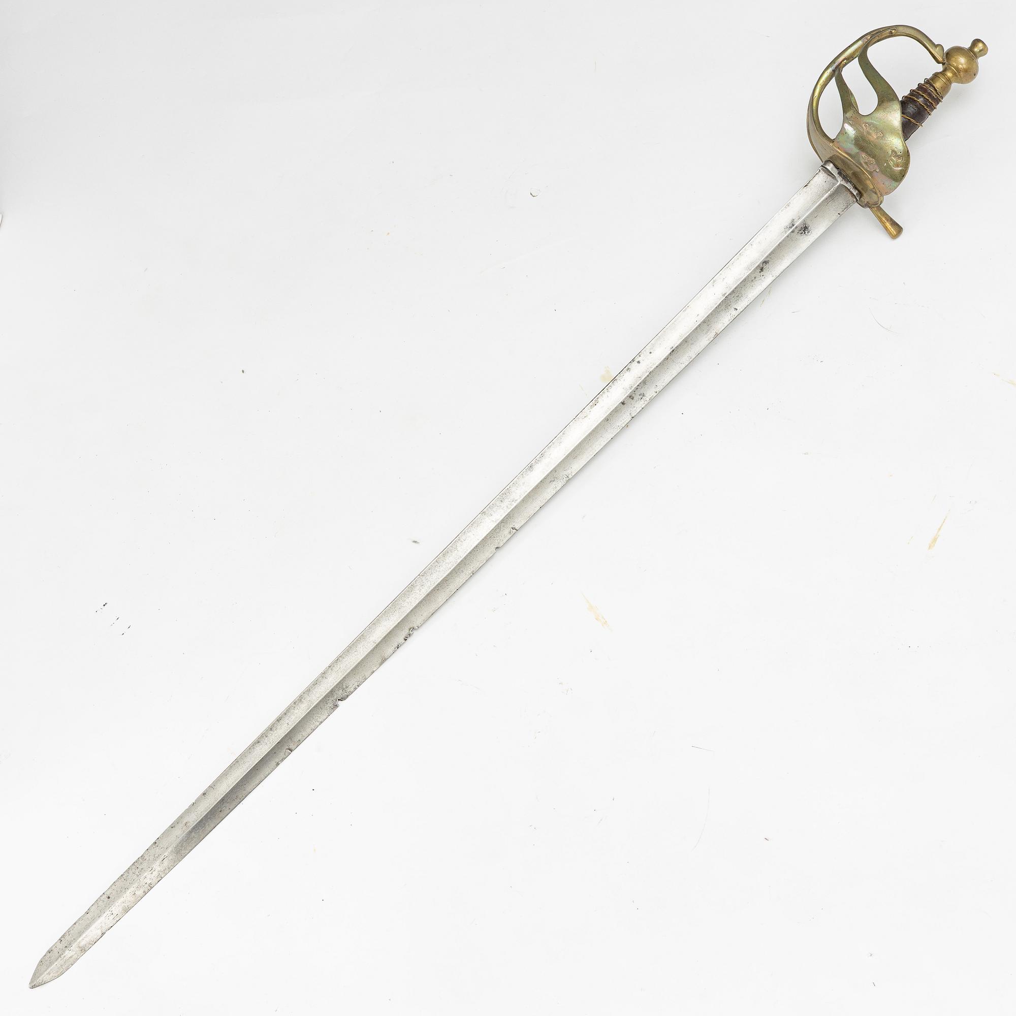 A Swedish cavalry sword 1773 pattern.