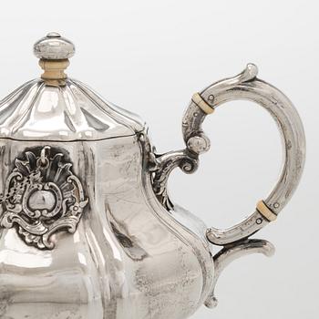 Jakob Wiberg, tekanna, silver. Moskva 1848.