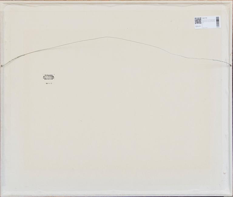 Friedensreich Hundertwasser, serigraph in colours with metal embossing, signed and numbered 165/300.