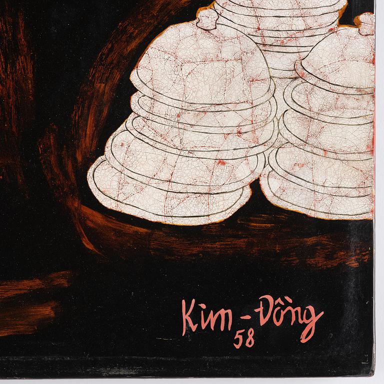 Nguyen Kim Dong, "Pottery Handicraft"/"Atelier de poterie artisanale".