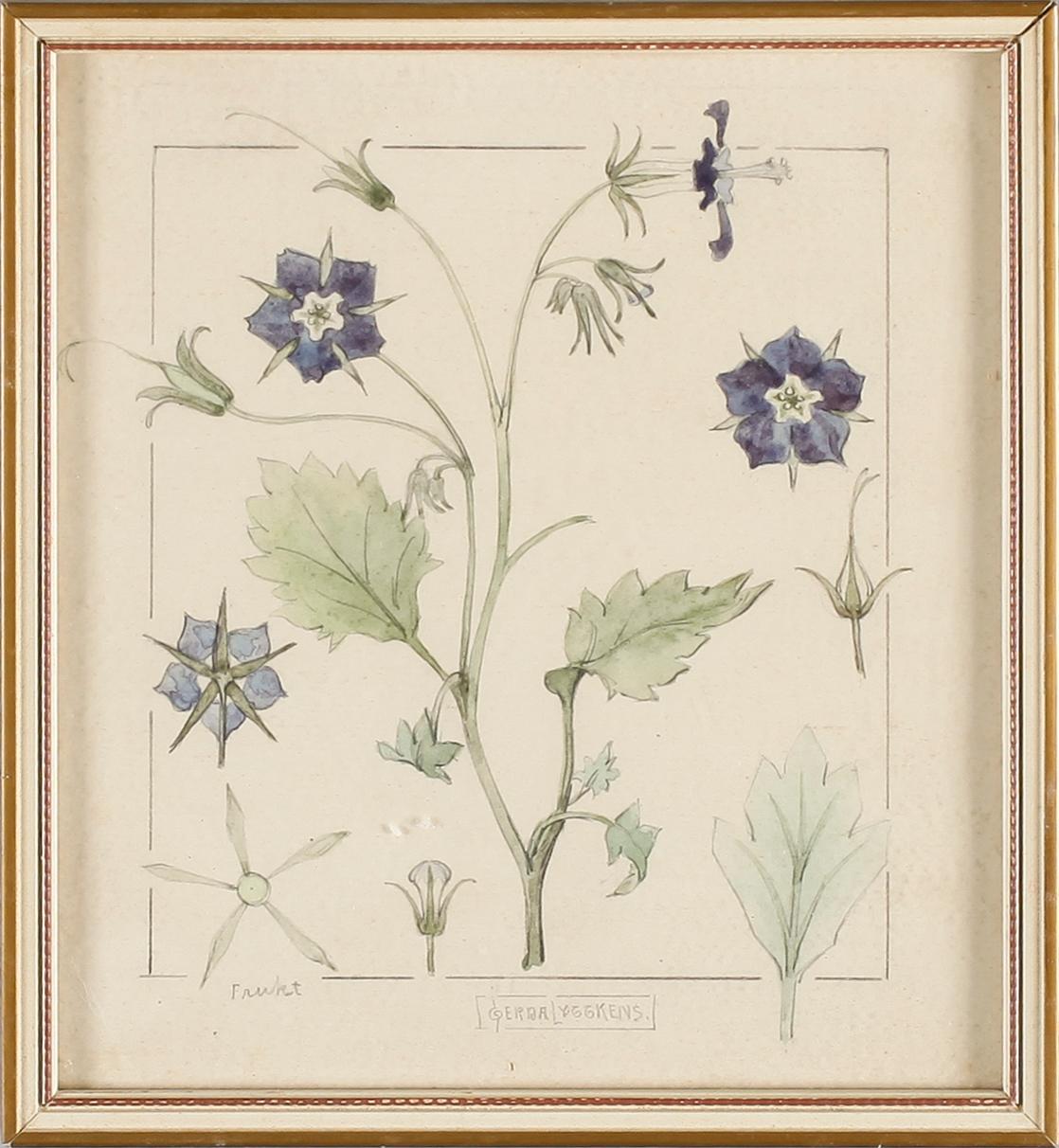 GERDA LYTTKENS, 10 st, akvareller, signerade.