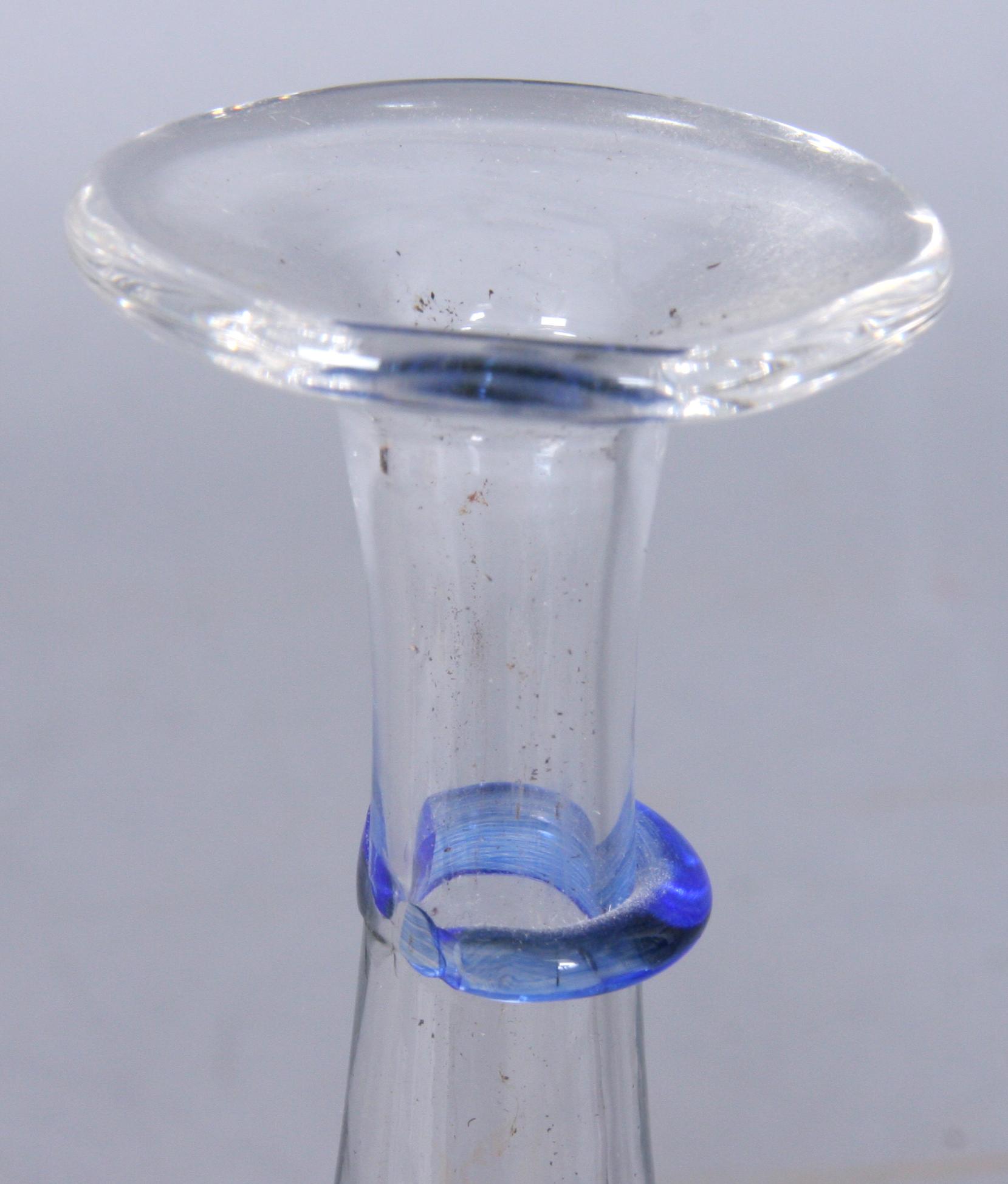 FLASKOR, 2 st, glas, trol, Kjell Engman, Kosta.