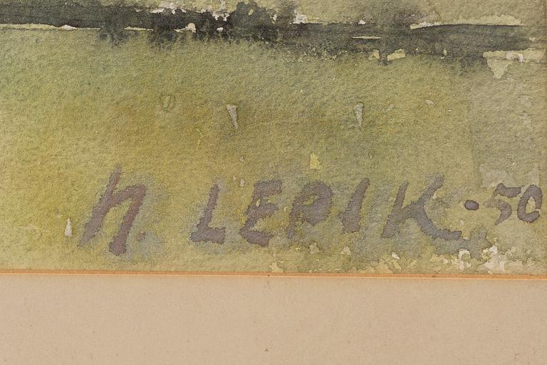 Hugo Lepik, Untitled.