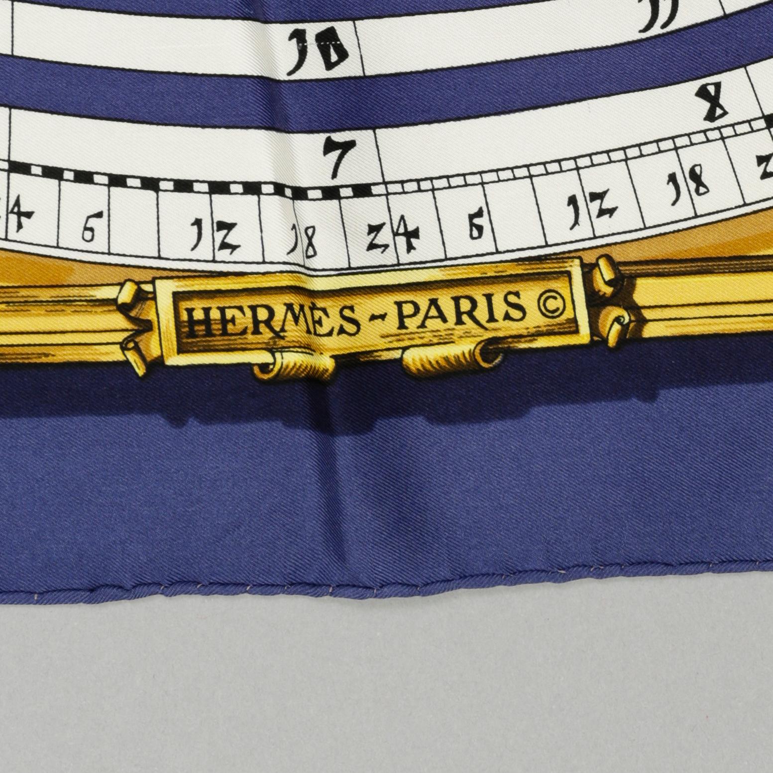 scarf, "Dies et Hore", Hermès.
