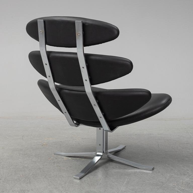 POUL VOLTHER, a 'Corona EJ 5' easy chair, Erik Jørgensen, Denmark.