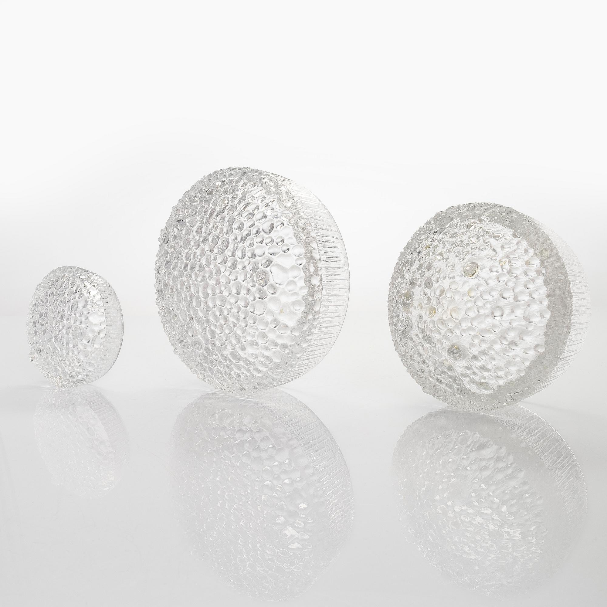 Tapio Wirkkala, matservis, glas, "Ultima Thule", 59 delar, Iittala, 1900-talets andra hälft.