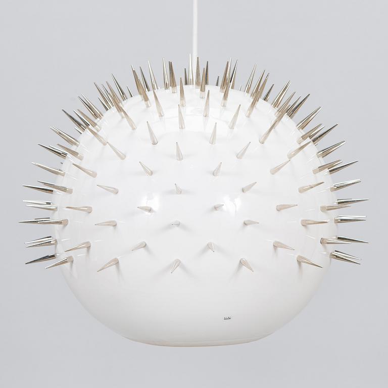 Sini Majuri, unique, pendant lamp, "Spike" signed Sini Majuri, Lapinlahti/Helsinki 2018.