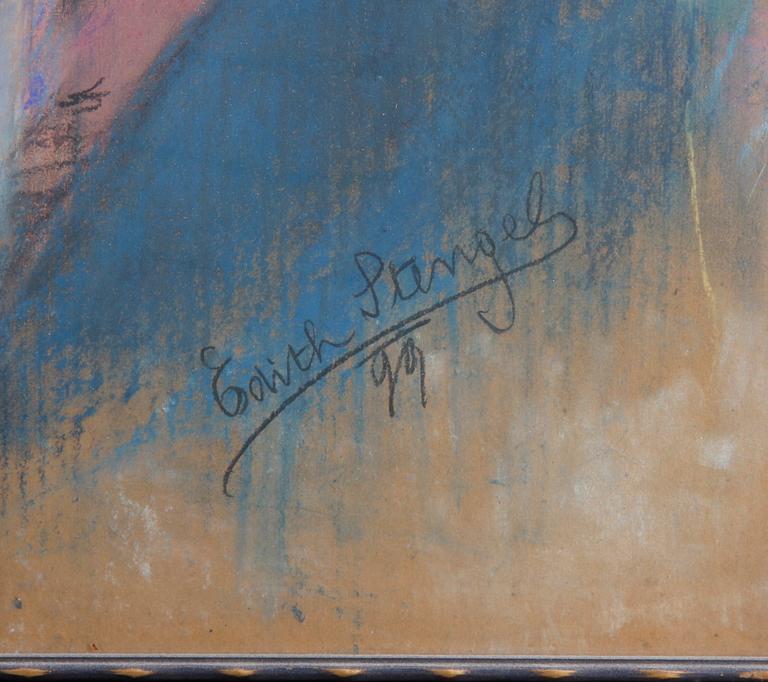 OKÄND KONSTNÄR, pastell, sign o dat -99.