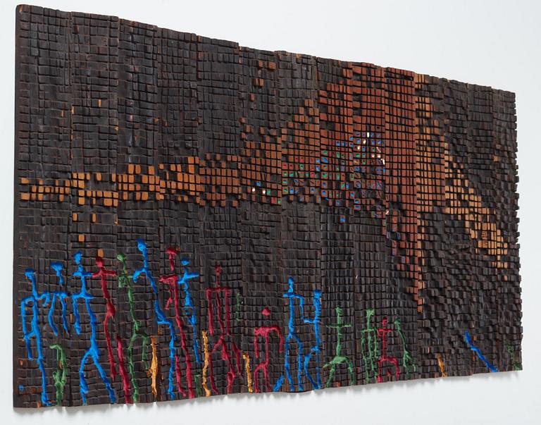 El Anatsui, "Migrants and illusion".