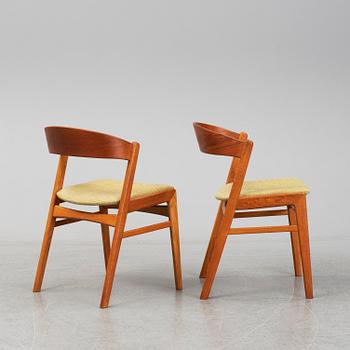 Four 1960s chairs.