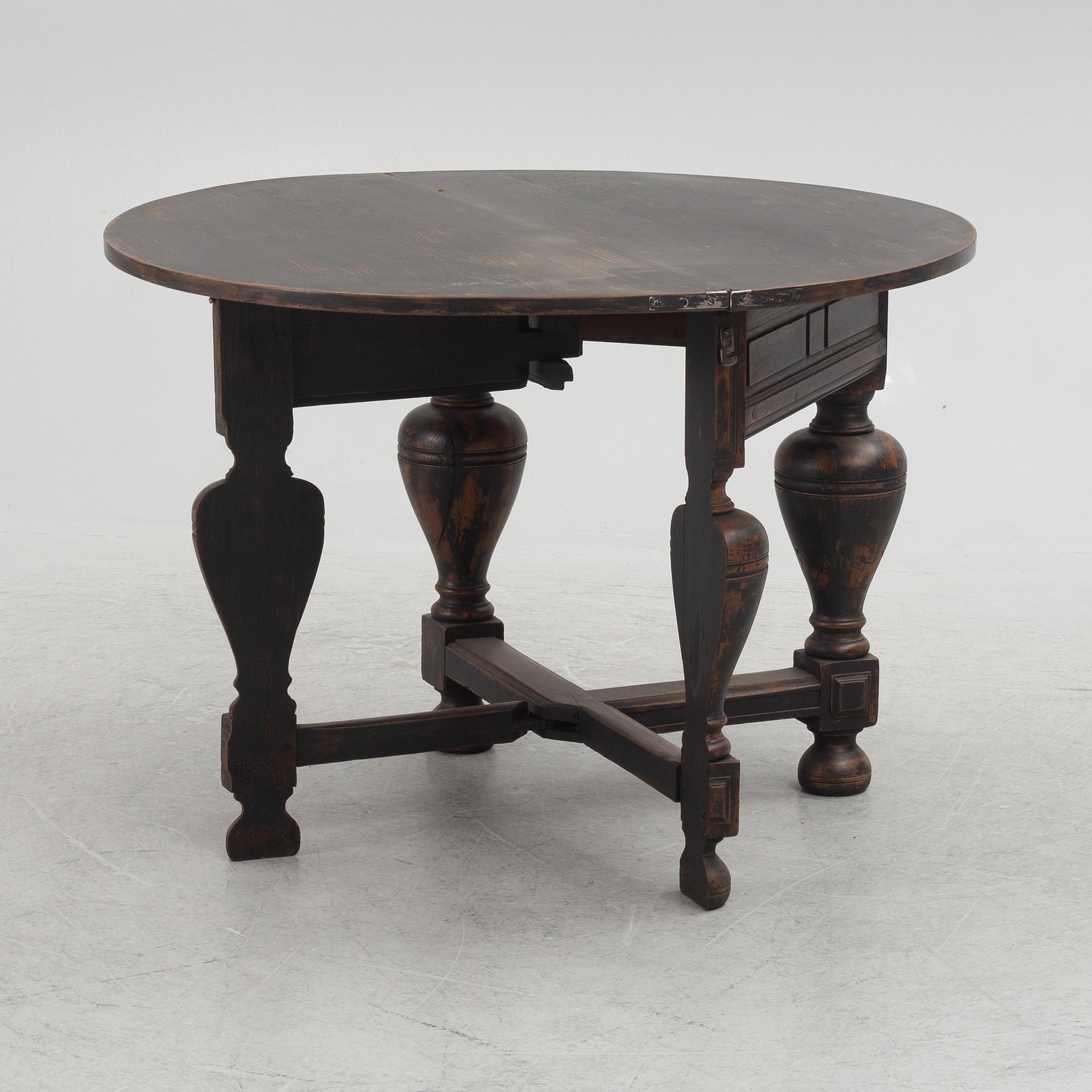 A Baroque style table, 19th Century.