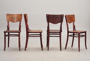STOLAR, 4 st. Märkta Thonet.