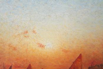 oil on canvas, signed.