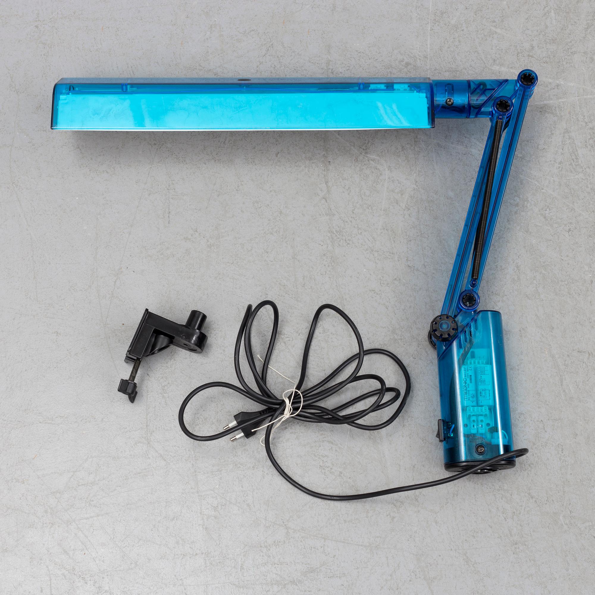TOM AHLSTRÖM & HANS ERICH, table light, plastic, "Lucifer", A&E design, Fagerhult, designed in 1975.