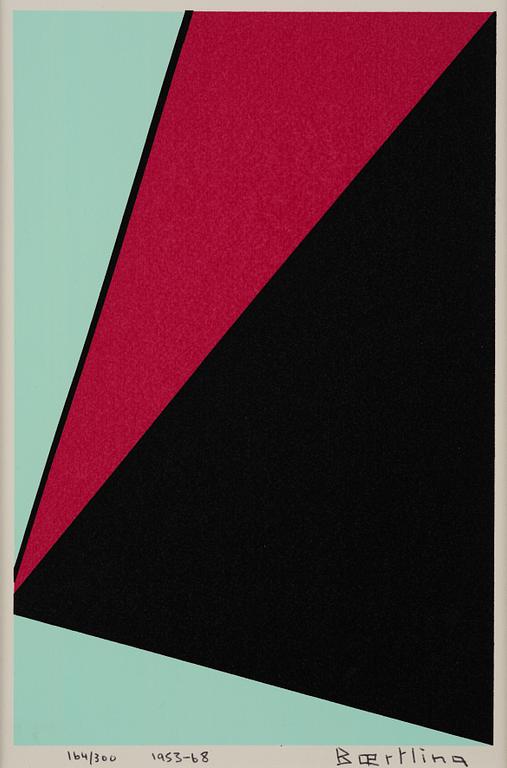 Olle Bærtling, "Thème noir rouge blanc".