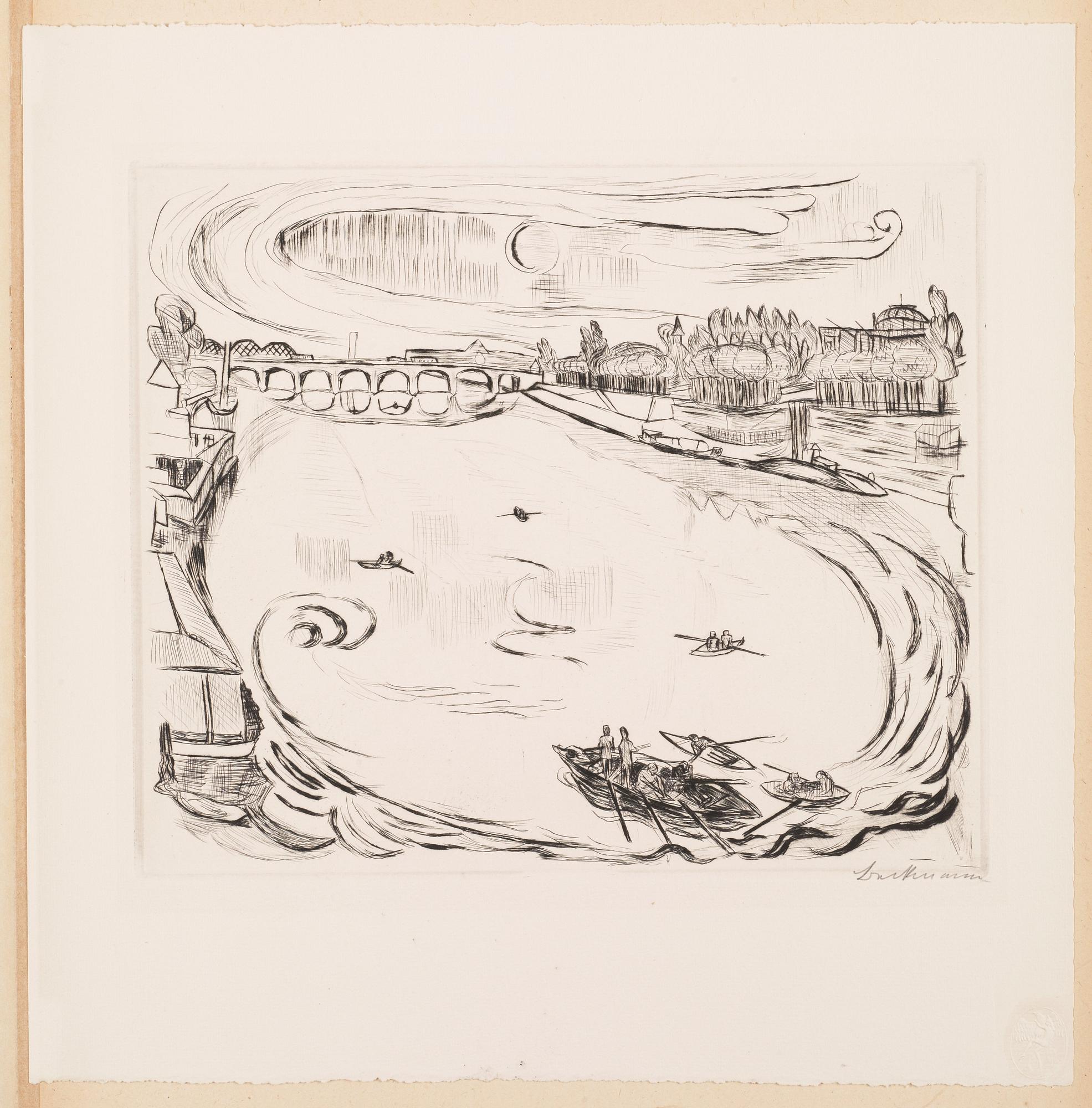 Max Beckmann, "Gesichter".