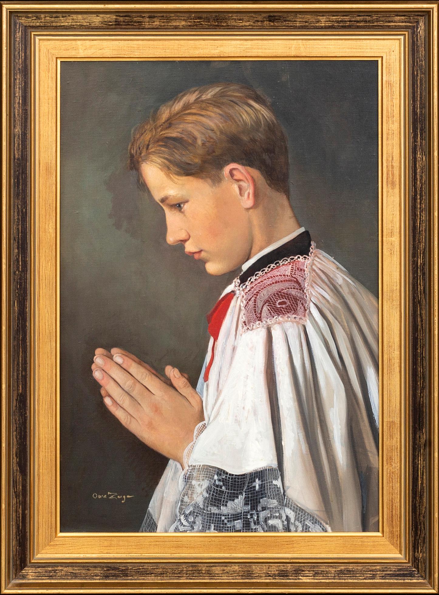 OWE ZERGE, a signed oilpainting on canvas.