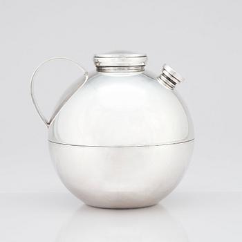 Sylvia Stave, an alpacca coctailshaker, C.G Hallberg, Stockholm, 1930s. Designed in 1934.