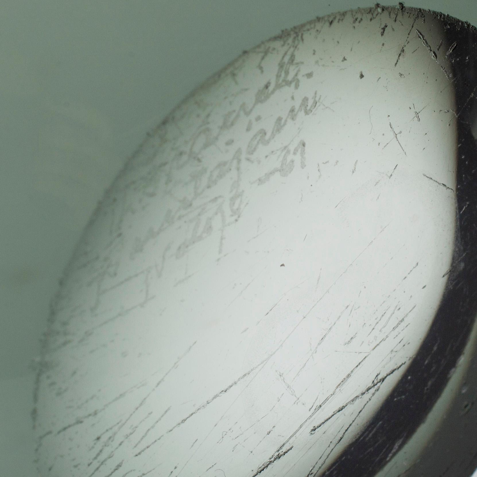 MALJAKKO, lasia, "Saippuakupla", signeerattu K. Franck Nuutajärvi Notsjö -61.