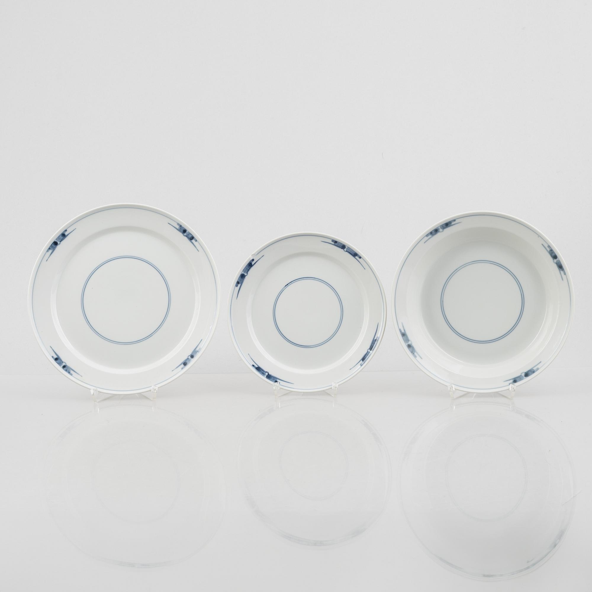 Gertrud Vasegaard, a 136-piece dinner service, 'Gemina', Royal Copenhagen, Denmark.