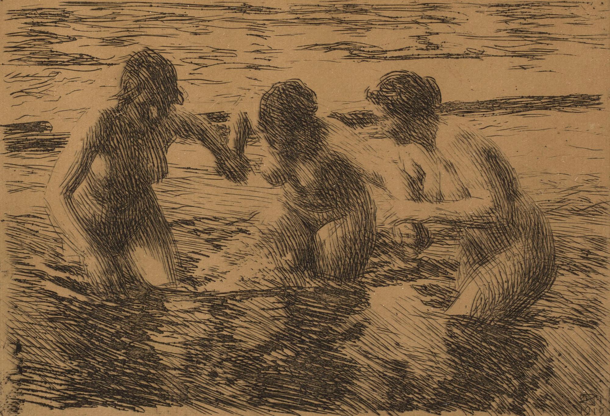 ANDERS ZORN, etching, signed.