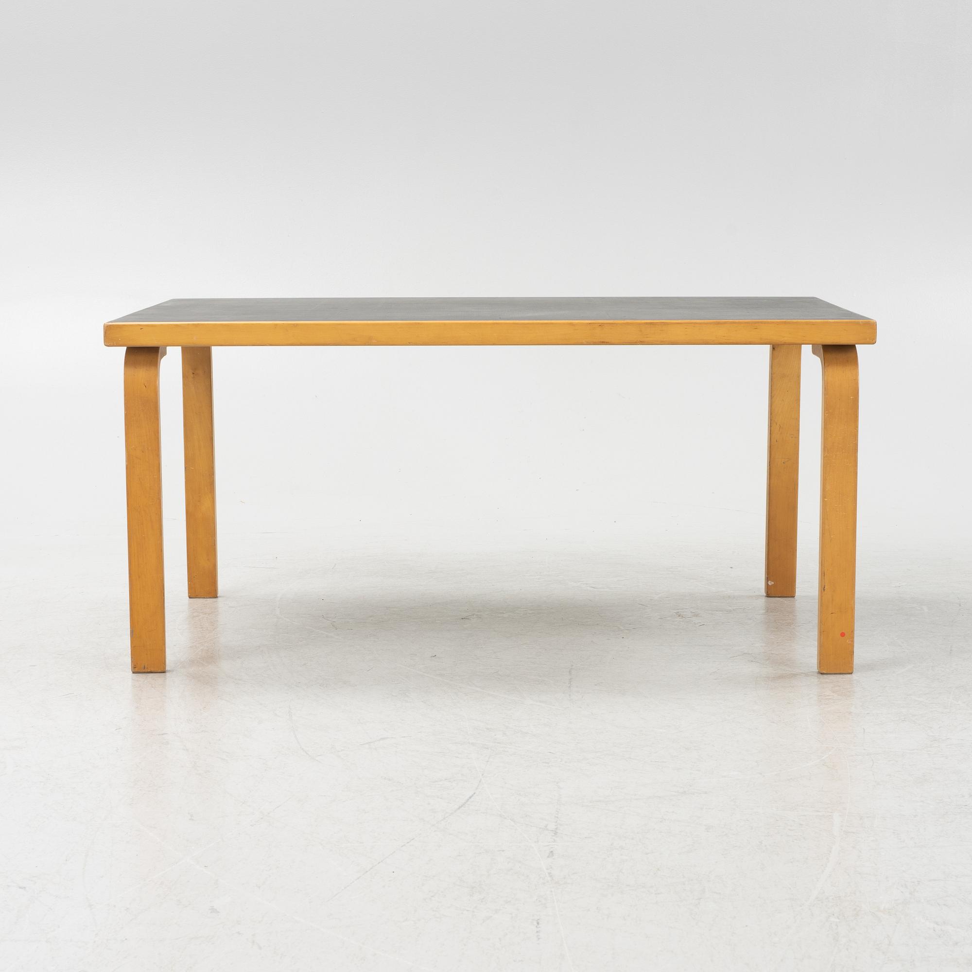An Alvar Aalto table for Artek, Finland. 1970's.
