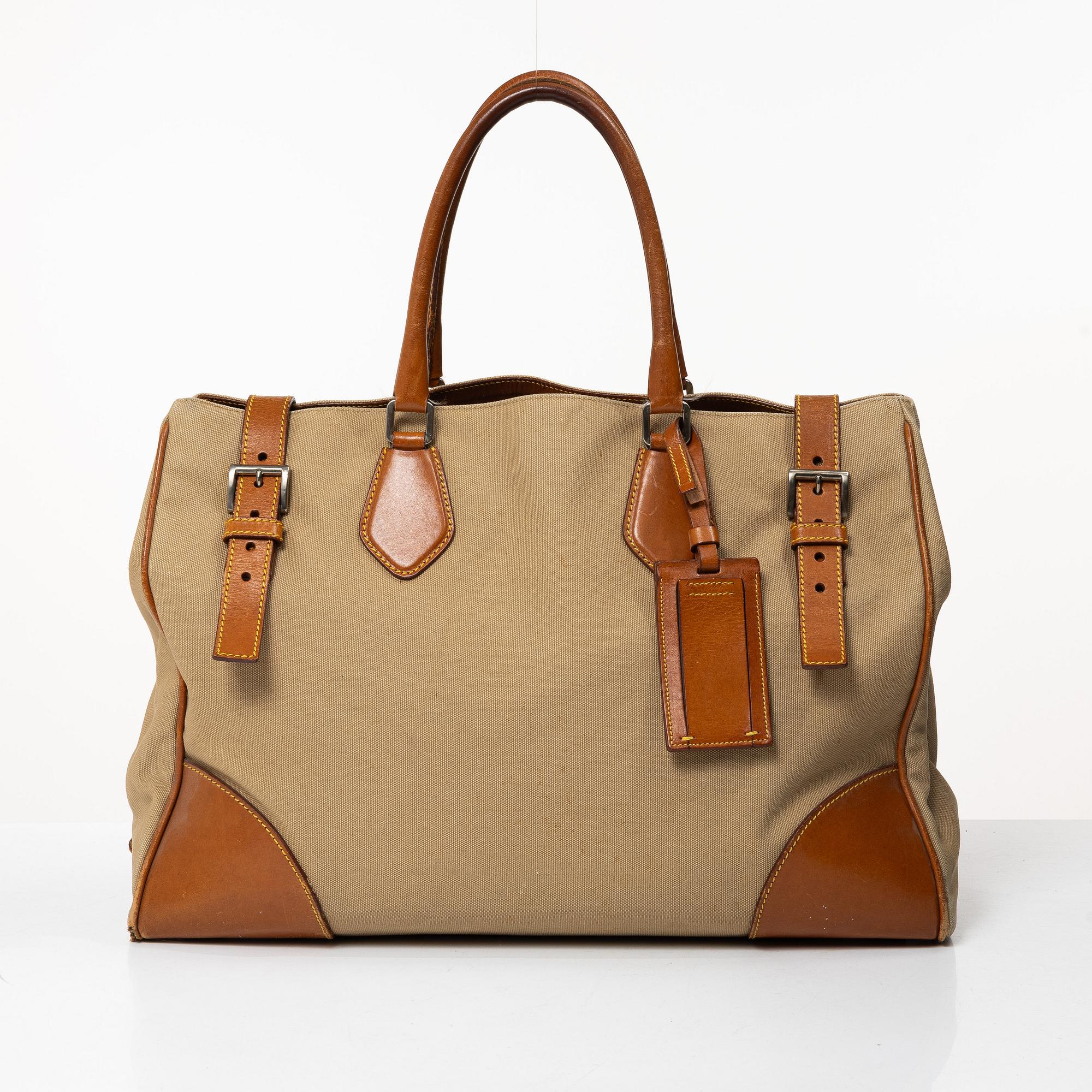 Prada, tote bag.