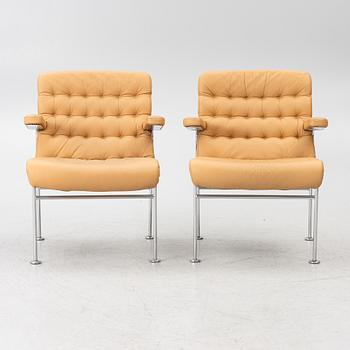 Bruno Mathsson, Armchairs, a pair, “Birgitta”, Dux.