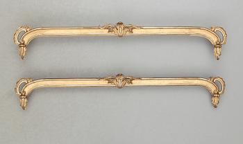 KORNISCHER, 1 par, rokokostil, 1800-talets andra hälft.
