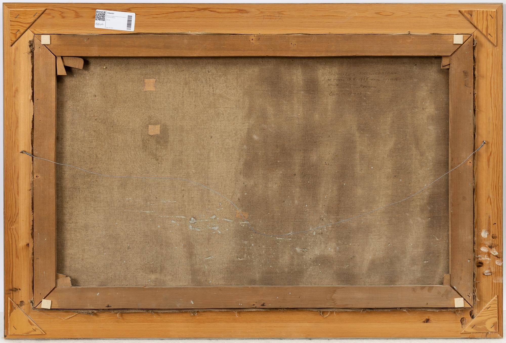 Ignacy Zygmuntowicz, Fyrspann i vinterlandskap.