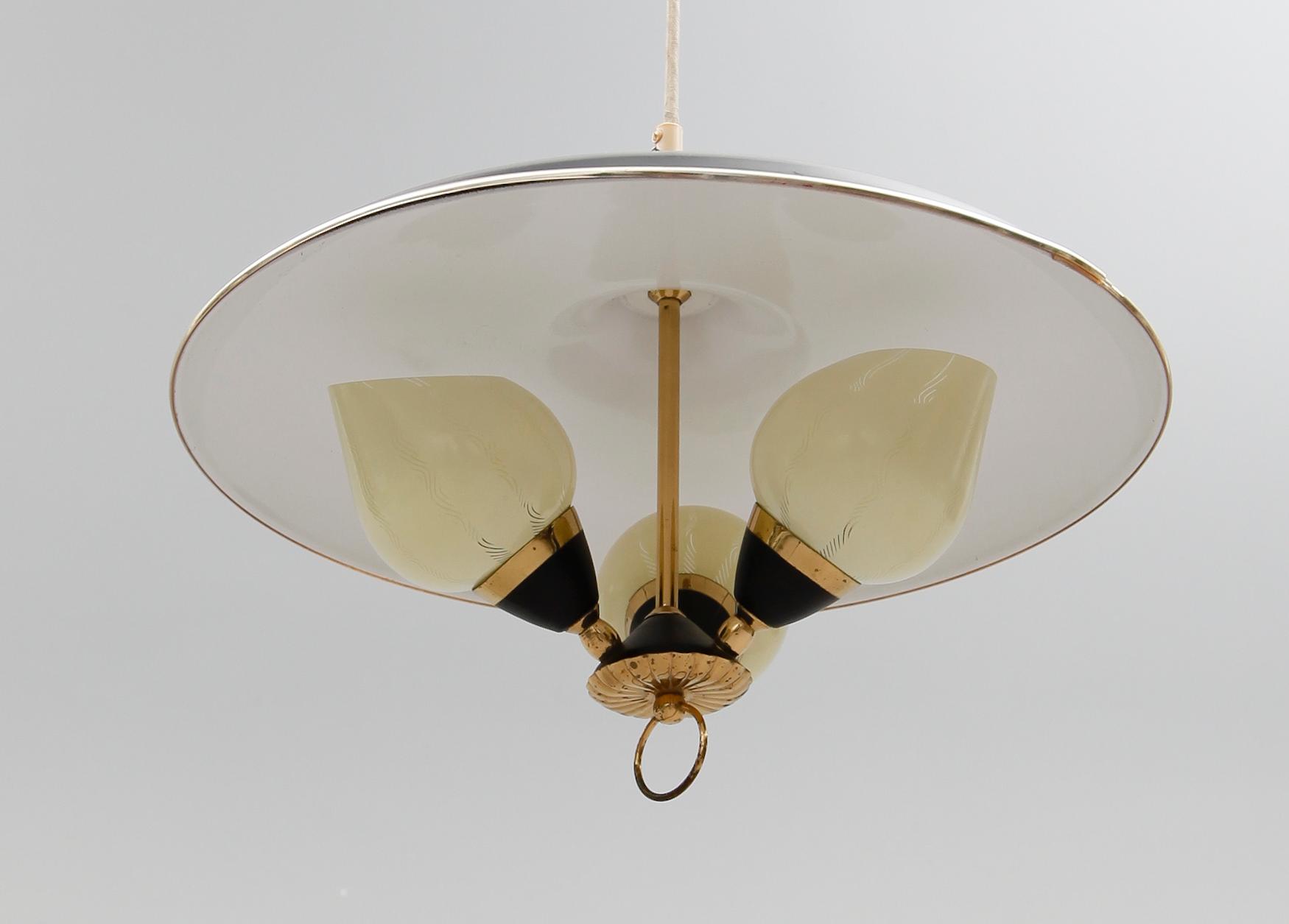 TAKLAMPA, K&H, 1900-talets mitt. Höjd ca 30 cm.