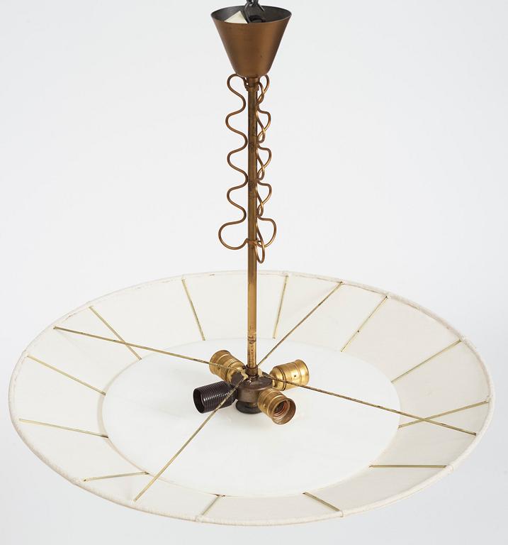 Swedish Modern, a ceiling lamp, 1940s.