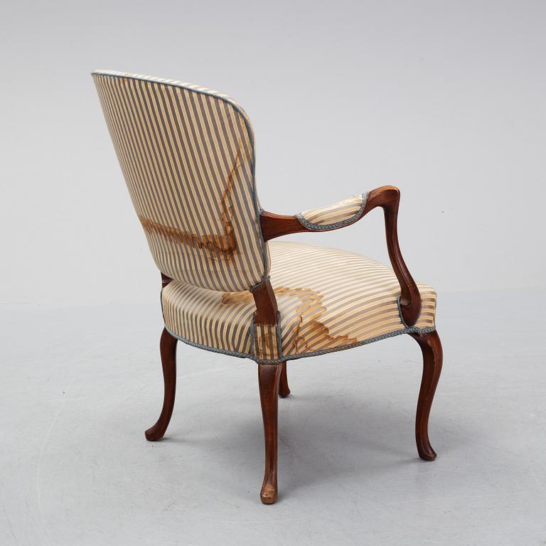 Frits Henningsen, a mahogany armchair, Denmark.