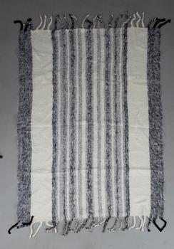 PLÄD, mohair, Lena Rewell, "Chinchilla" 1970-tal.