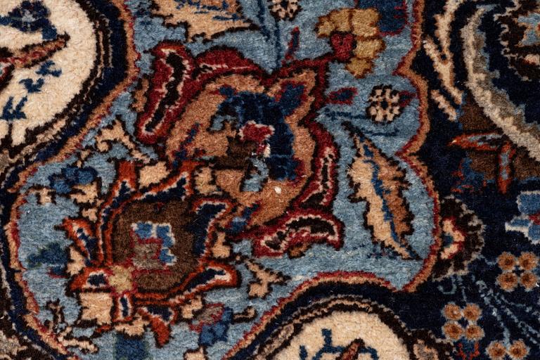 A Kashmar rug, c. 396 x 300 cm.