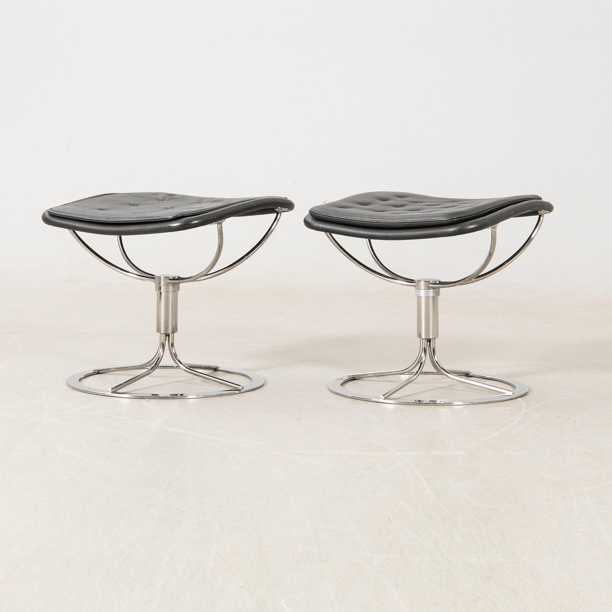 Bruno Mathsson, footstools, a pair, "Jetson", DUX.
