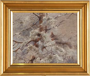 Mosse Stoopendaal, oil on canvas, signed.