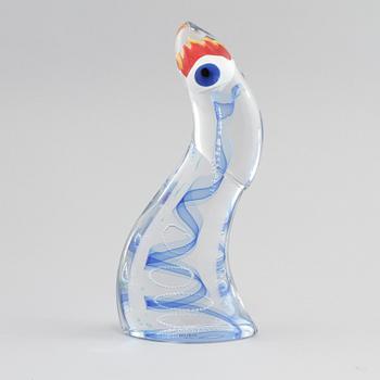 SKULPTUR, glas, Kjell Engman, Kosta Boda, 1900-talets andra hälft.