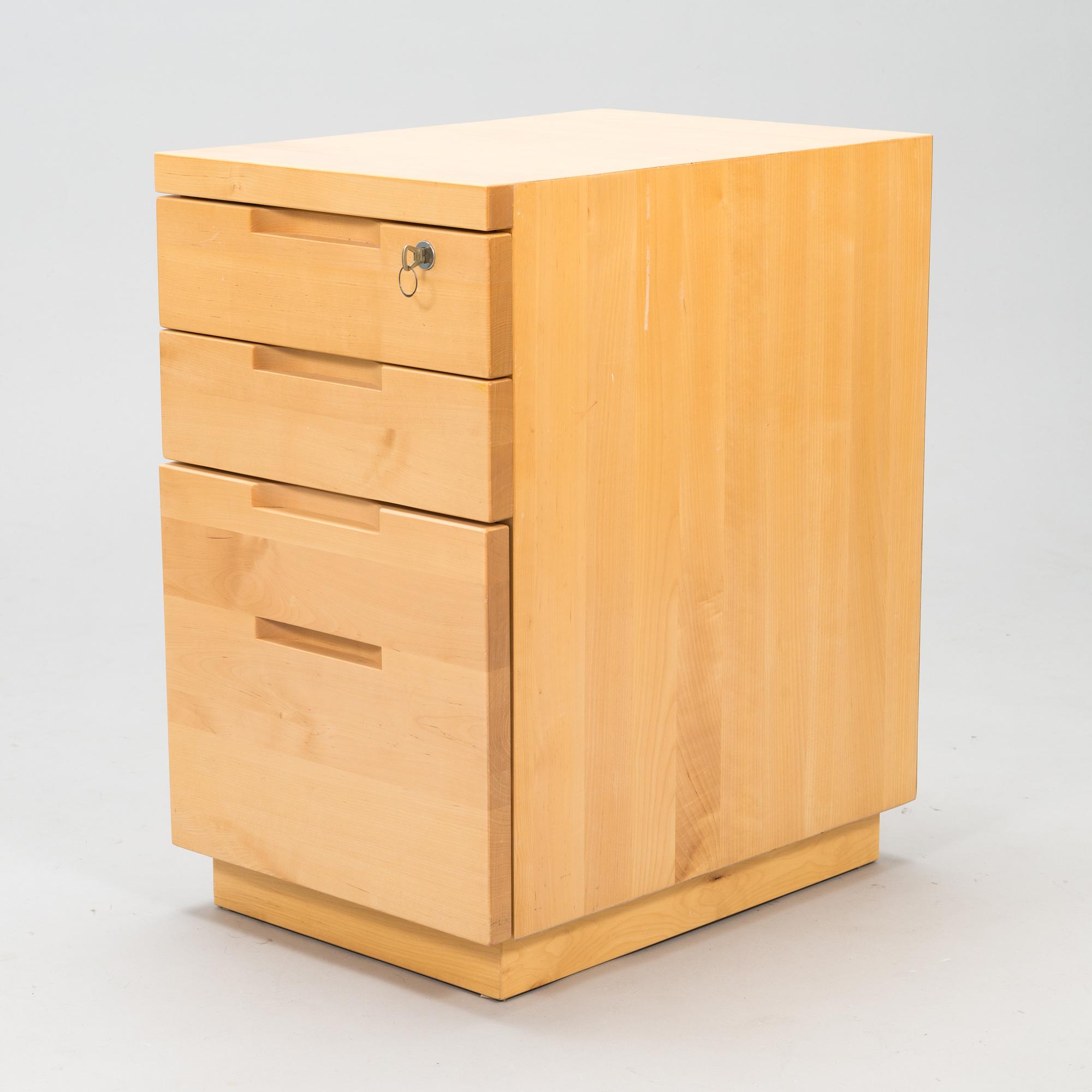 ALVAR AALTO, a 1980's 'H297' drawer unit for Artek.