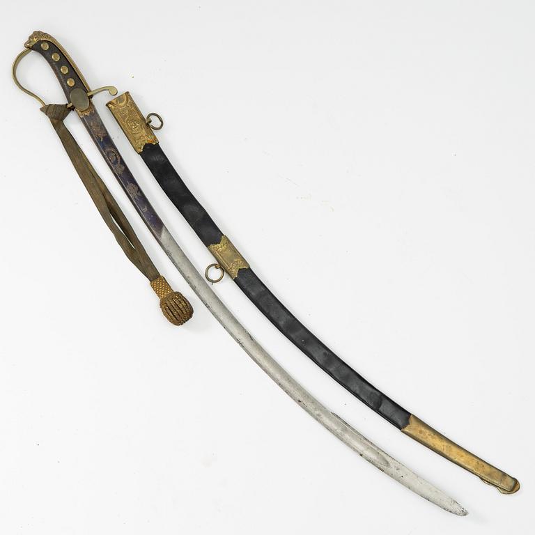A Swedish officer's sabre from around the year 1800.