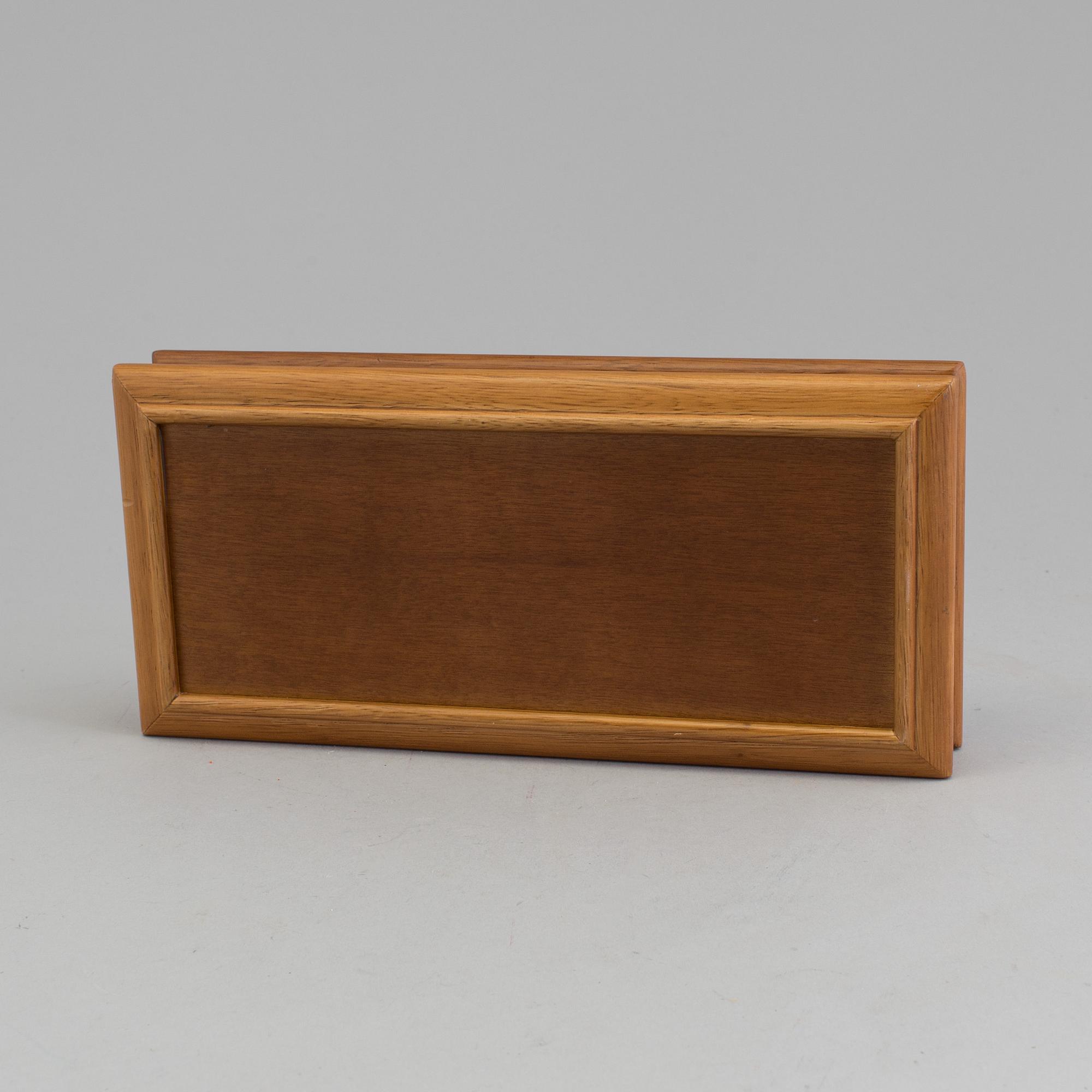 ASK med LOCK, trä och sterlingsilver, 1900-tal.