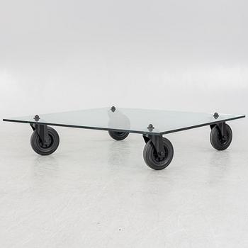 Gae Aulenti, coffee table,'Tavolo con Ruote' , Fontana Arte.