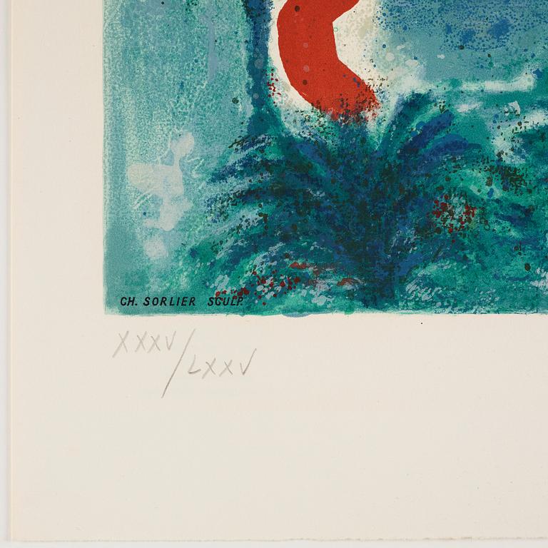 Marc Chagall, "Sirène et poisson", from: "Nice et la Côte d'Azur".