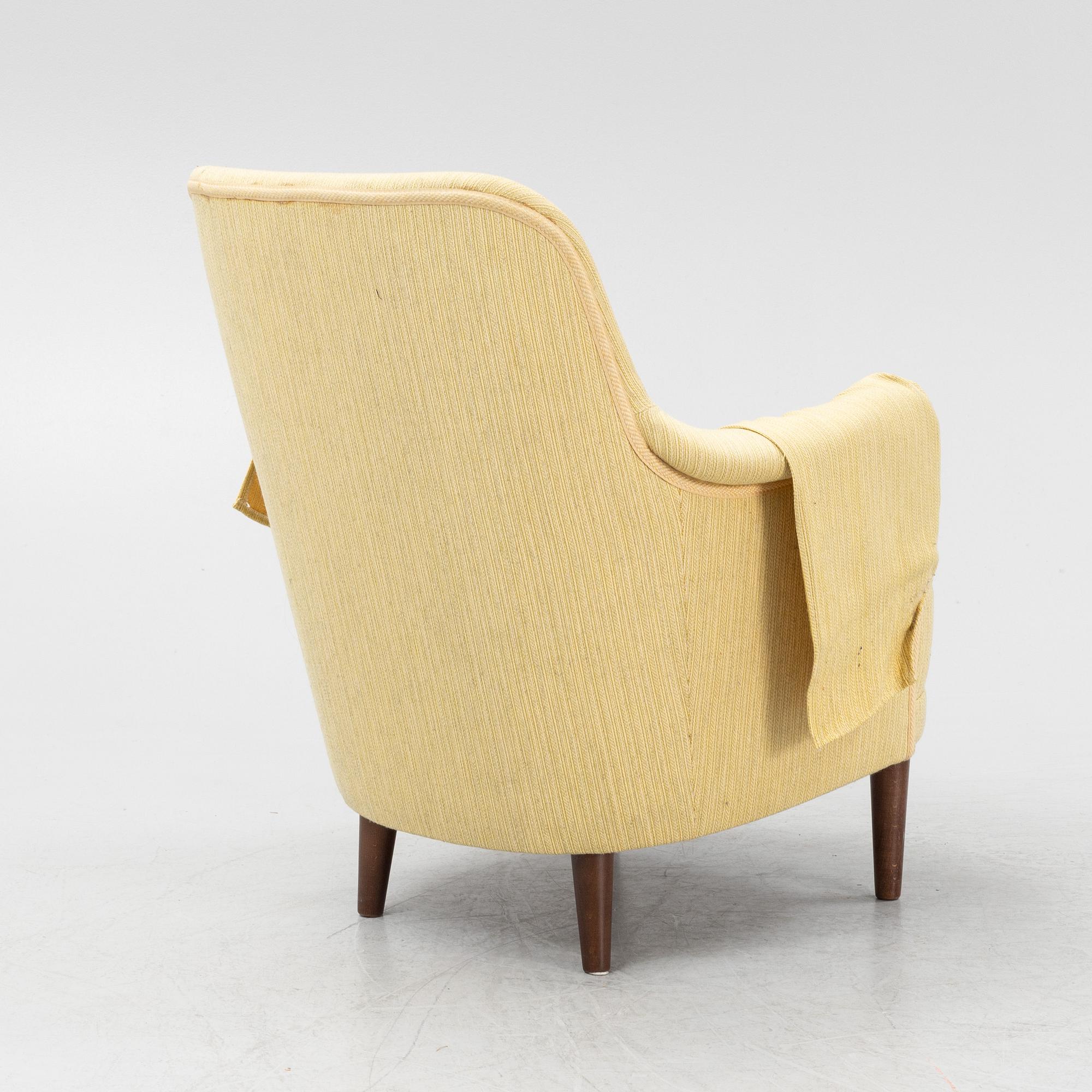 Carl Malmsten, a 'Samsas' armchair, O.H. Sjögren, second half of the 20th Century.