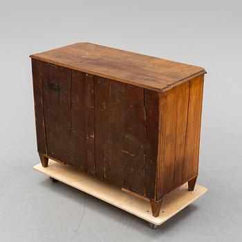 A late gustavian chest of drawers, ca 1800.