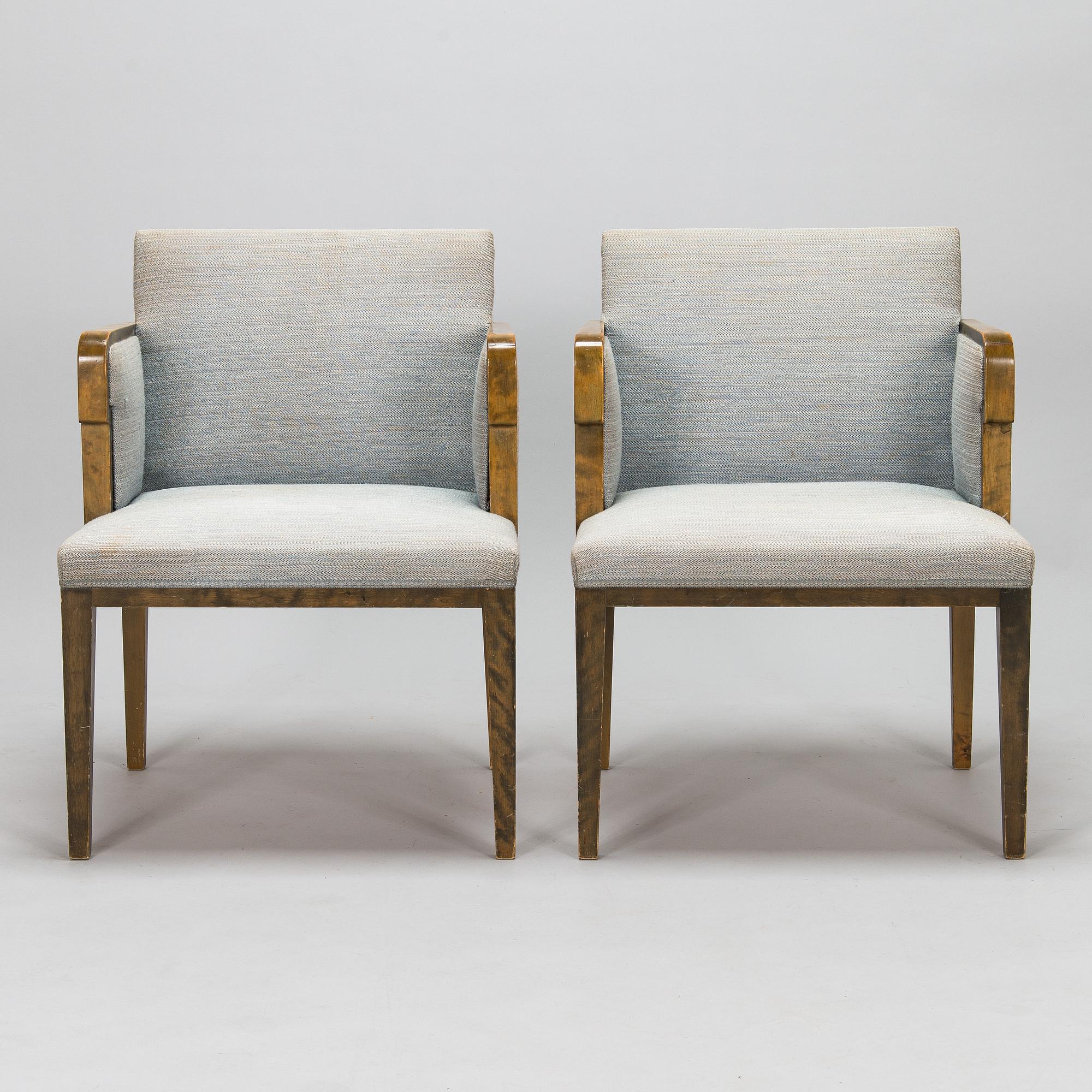 Nojatuoleja 6 kpl, 1930-luku.