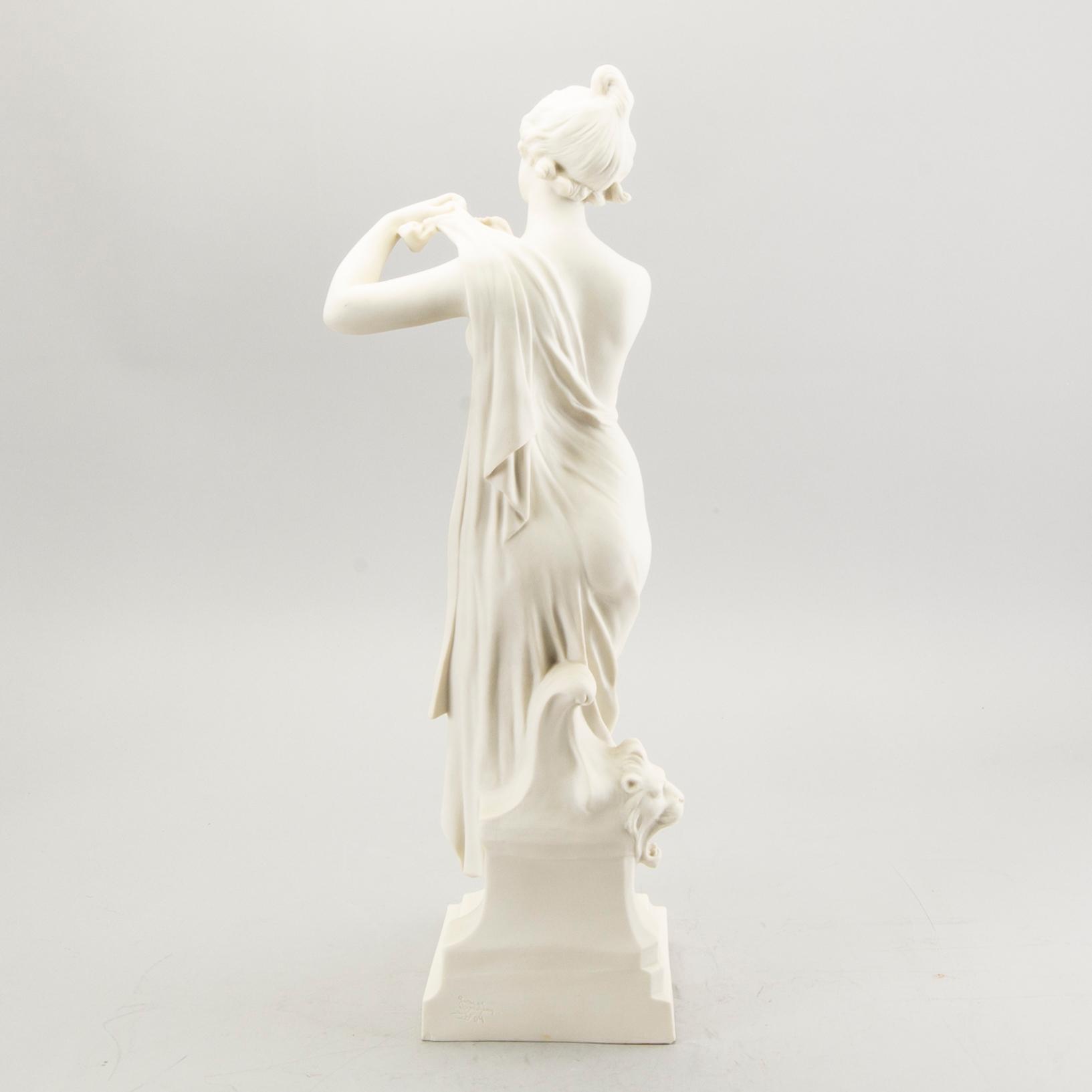 A Gustavsberg parian figurin dated 1904.