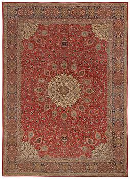 298. SEMI-ANTIQUE TABRIZ.