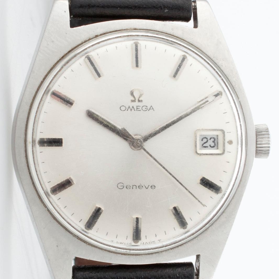 MIESTEN RANNEKELLO, Omega, Geneve, terästä, 1960-70-luku.